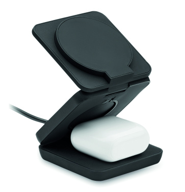 Logo trade promotional giveaway photo of: 3in1 foldable charging station