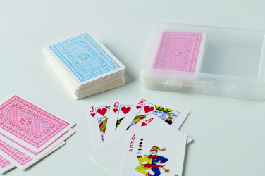 Logo trade promotional giveaway photo of: Set of classic playing cards