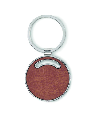 Logo trade promotional gifts image of: Round shape key ring