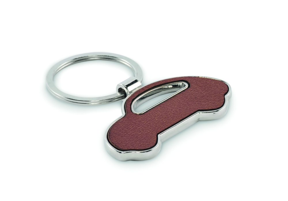 Logo trade advertising product photo of: Car shaped key ring