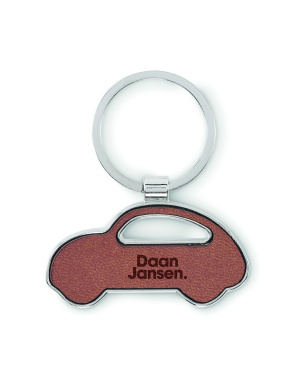 Logo trade business gift photo of: Car shaped key ring