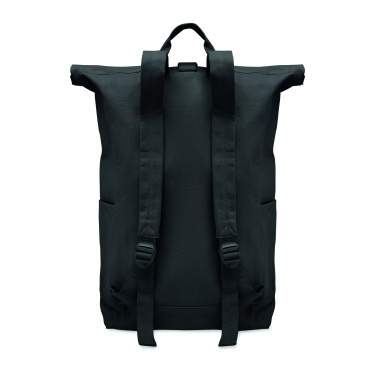 Logotrade promotional gift picture of: Roll top backpack 390 gr/m²