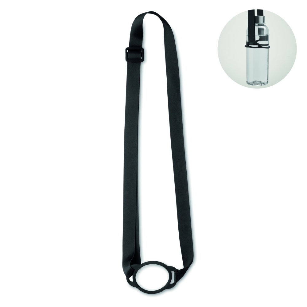 Logotrade promotional giveaway image of: Lanyard with cup holder 6cm