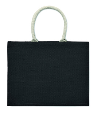 Logotrade promotional products photo of: Jute bag with cotton handle