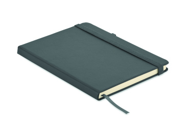 Logo trade business gift photo of: Recycled Leather A5 notebook