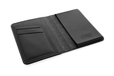 Logo trade advertising products image of: Trackmate RCS rpolyester passport holder worldwide locating