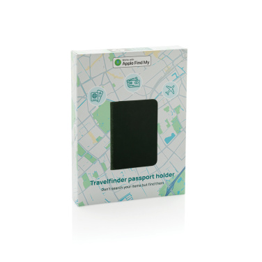 Logo trade corporate gifts image of: Trackmate RCS rpolyester passport holder worldwide locating