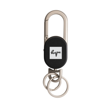 Logo trade corporate gifts picture of: Keyfinder keychain with worldwide locating and USB C