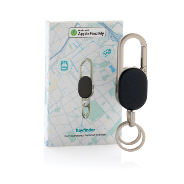 Logo trade promotional gifts image of: Keyfinder keychain with worldwide locating and USB C