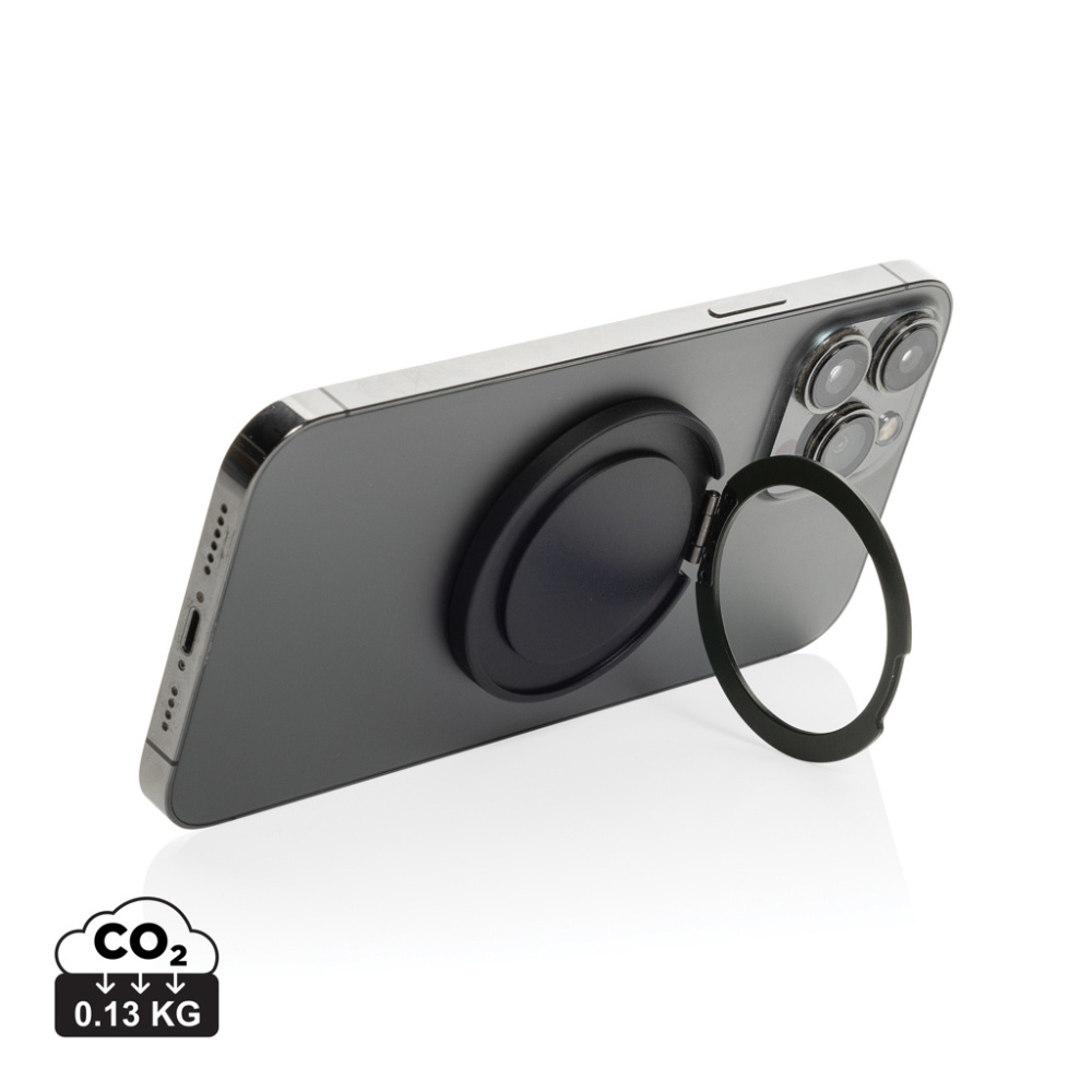 Logotrade promotional giveaway picture of: Terra Magnetic RCS rplastic magnetic phone holder with ring