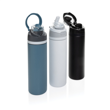 Logo trade business gifts image of: Omni Sip RCS certified re-steel lockable bottle 700ml