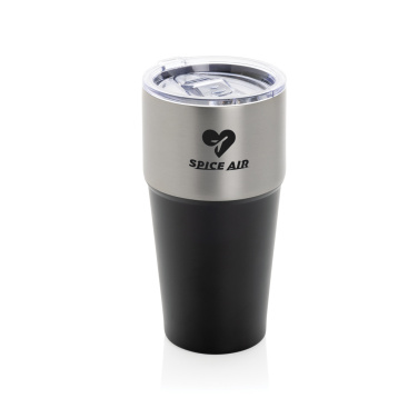 Logo trade promotional giveaway photo of: Fluid RCS certified recycled steel tumbler 500ml