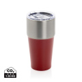 Fluid RCS certified recycled steel tumbler 500ml, red