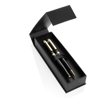 Logotrade corporate gift picture of: Swiss Peak Luca RCS recycled brass deluxe pen set