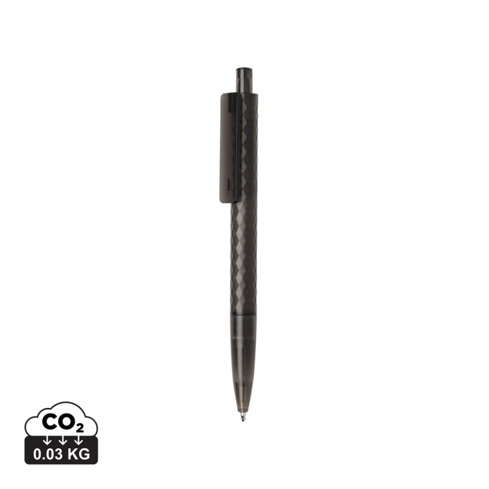 Logo trade promotional item photo of: X3 GRS recycled PC plastic pen frosted