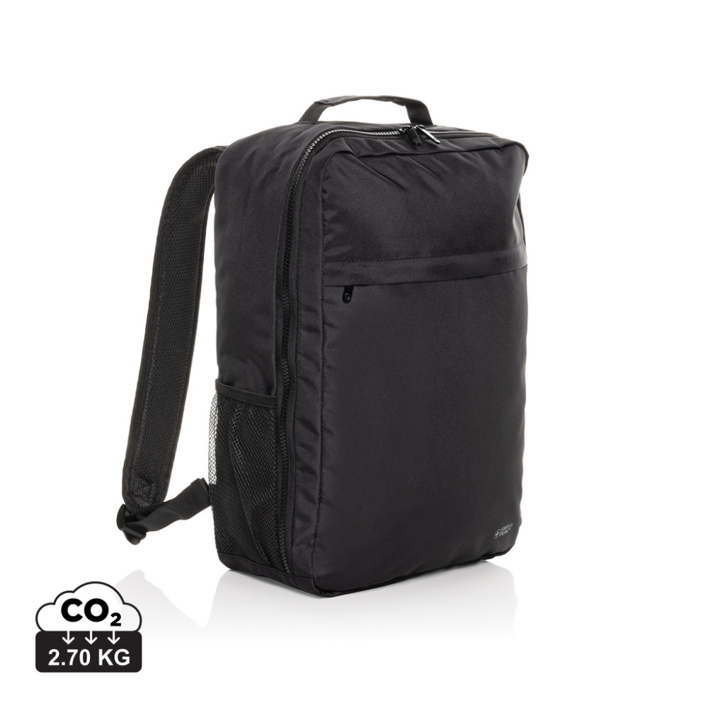 Logotrade promotional gift image of: Swiss Peak Aware™ RPET Essential 15.6 inch laptop backpack