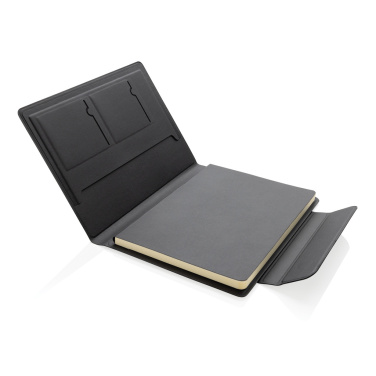 Logo trade promotional products image of: Stuart RCS certified RPU magnetic A5 portfolio