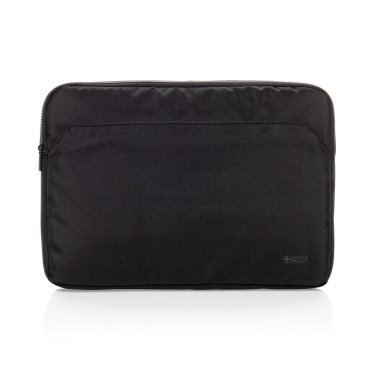 Logo trade corporate gift photo of: Swiss Peak Aware™ RPET Essential 15.6 inch laptop sleeve