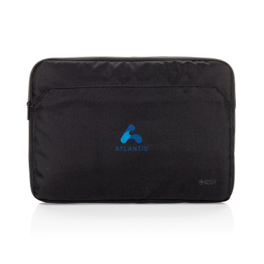 Logo trade corporate gifts picture of: Swiss Peak Aware™ RPET Essential 15.6 inch laptop sleeve