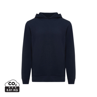 Logotrade business gift image of: Iqoniq Yengo recycled cotton hoodie with sidepockets