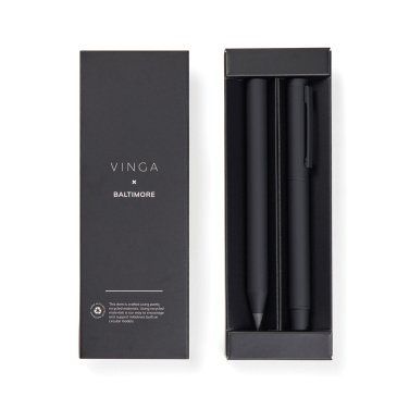 Logo trade promotional products image of: VINGA Baltimore RCS pen set