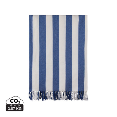 Logotrade promotional giveaway image of: VINGA Ornos GRS recycled cotton hammam towel