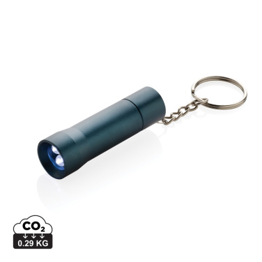 Logotrade business gift image of: Flash RCS recycled aluminium keychain torch