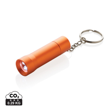 Logo trade promotional items picture of: Flash RCS recycled aluminium keychain torch