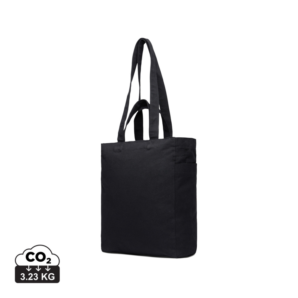 Logotrade promotional gift picture of: VINGA Hilo AWARE™ recycled canvas zip tote