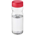 H2O Active® Eco Base 650 ml screw cap water bottle, Transparent / Red