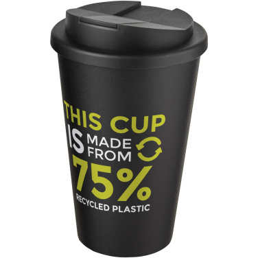 Logotrade promotional product picture of: Americano® Eco 350 ml recycled tumbler with spill-proof lid