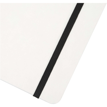 Logo trade corporate gift photo of: Holm A5 stone paper hard cover notebook with lined pages