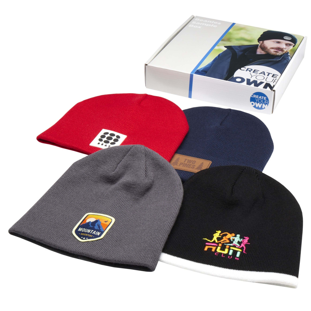 Logo trade corporate gift photo of: Beanie sample box