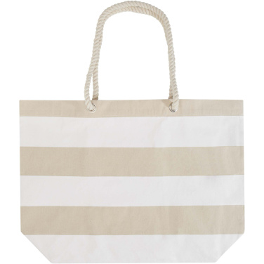 Logo trade advertising products picture of: Florida 270 g/m² GRS recycled beach tote bag 18L