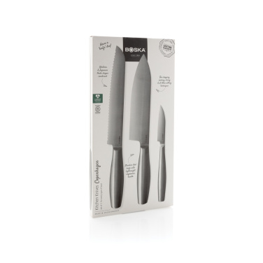 Logo trade advertising products image of: BOSKA Kitchen Knives Copenhagen, set of 3