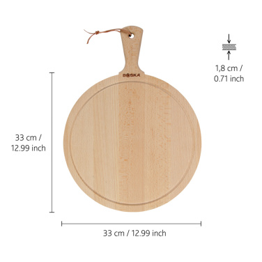 Logo trade promotional items image of: BOSKA Serving Board Round Amigo L