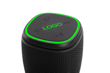 Logo trade advertising products picture of: Bluetooth speaker HERMON Schwarzwolf