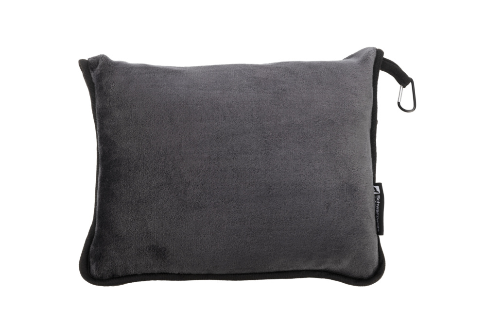 Logotrade promotional giveaway picture of: Blanket and pillow 2 in 1 AMIATA Schwarzwolf