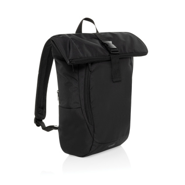 Logo trade corporate gift photo of: Swiss Peak Aware™ RPET Leonard 15.6 inch laptop backpack