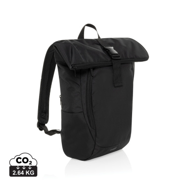 Logotrade promotional item picture of: Swiss Peak Aware™ RPET Leonard 15.6 inch laptop backpack