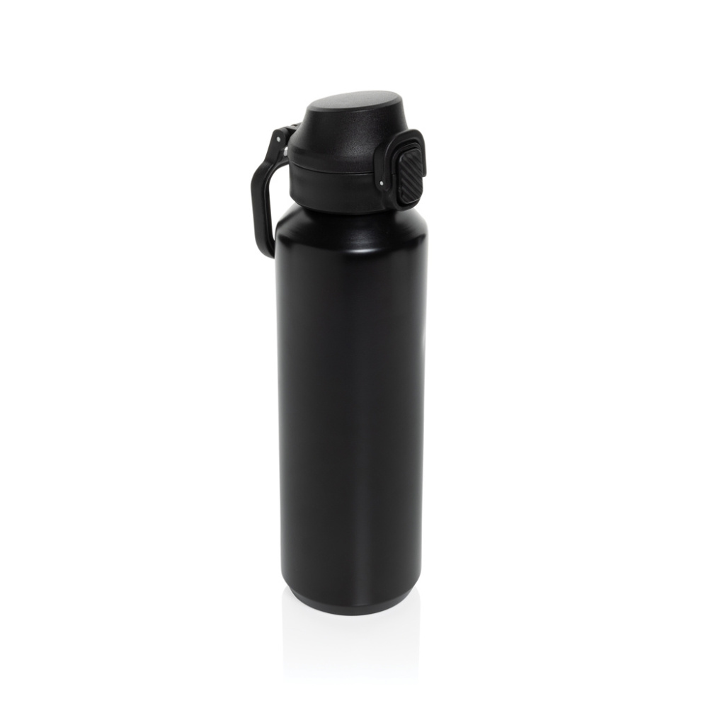 Logo trade promotional product photo of: Via RCS Re-steel lockable sport bottle 600ML