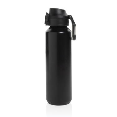 Logotrade promotional item picture of: Via RCS Re-steel lockable sport bottle 600ML