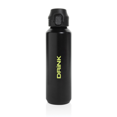 Logotrade advertising product picture of: Via RCS Re-steel lockable sport bottle 600ML