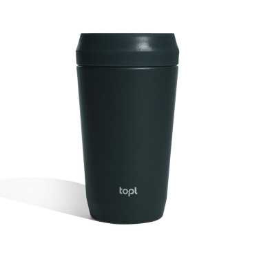 Logotrade promotional merchandise photo of: Topl Recycled Steel To Go Tumbler Patented 360 Lid 354ml