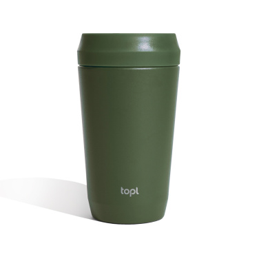 Logotrade advertising product image of: Topl Recycled Steel To Go Tumbler Patented 360 Lid 354ml