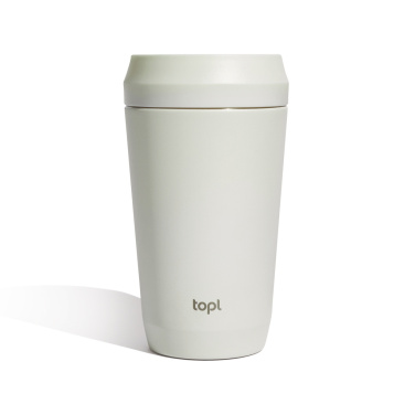 Logotrade business gift image of: Topl Recycled Steel To Go Tumbler Patented 360 Lid 354ml