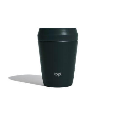 Logo trade corporate gift photo of: Topl Recycled Steel To Go Tumbler Patented 360 Lid 235ml