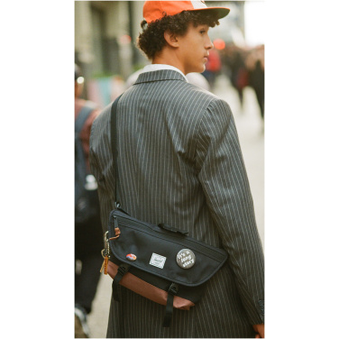 Logo trade promotional giveaway photo of: Herschel Cove recycled messenger bag 22.5L