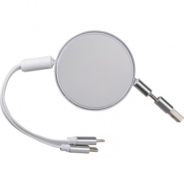 Logo trade corporate gift photo of: Charging cable made from recycled aluminum Ostend