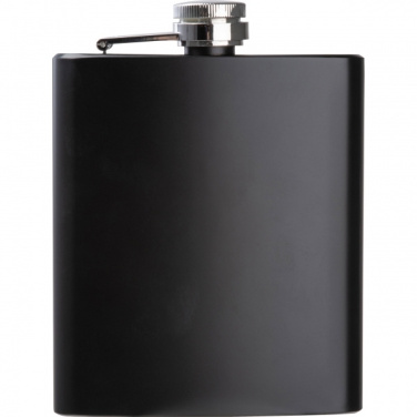 Logo trade promotional products image of: Stainless steel hip flask Sheffield